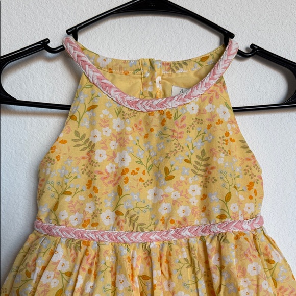 Joie Floral Yellow and Pink Kids Dress - Picture 3 of 9